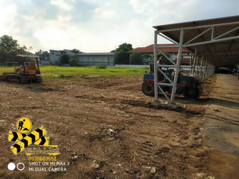 ปรับพื้นที่ ลงหินคลุก สมุทรสงคราม
