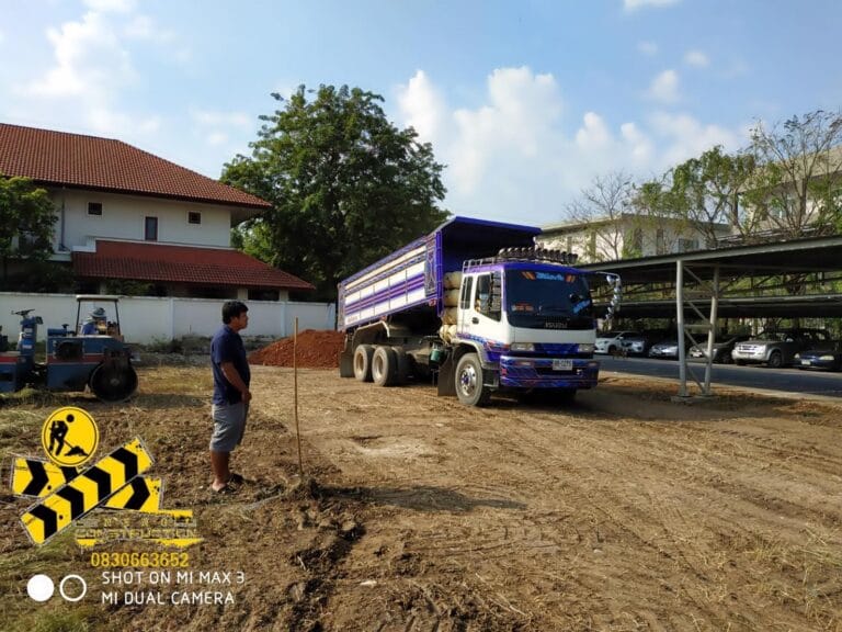 ปรับพื้นที่ ลงหินคลุก สมุทรสงคราม