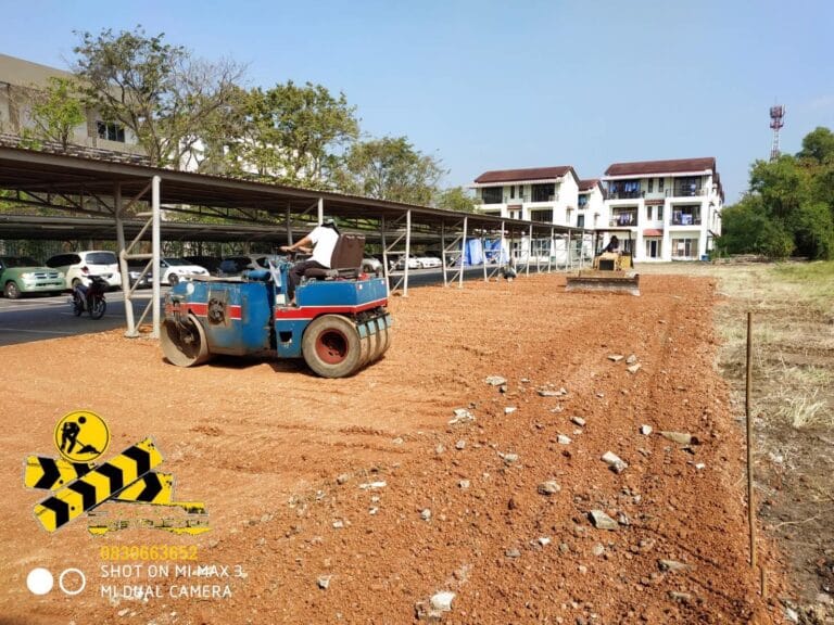 ปรับพื้นที่ ลงหินคลุก สมุทรสงคราม