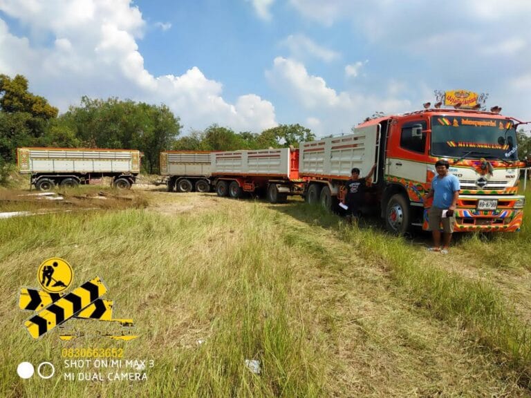 ปรับพื้นที่ ลงหินคลุก สมุทรสงคราม