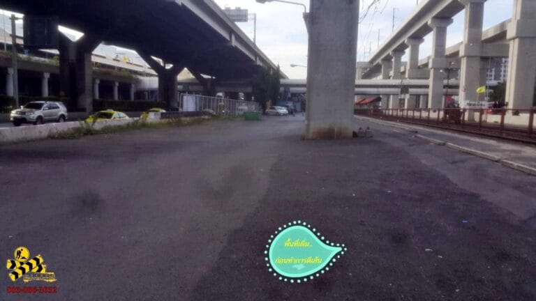 ตีเส้นจราจร ที่จอดรถ สนามบินดอนเมือง