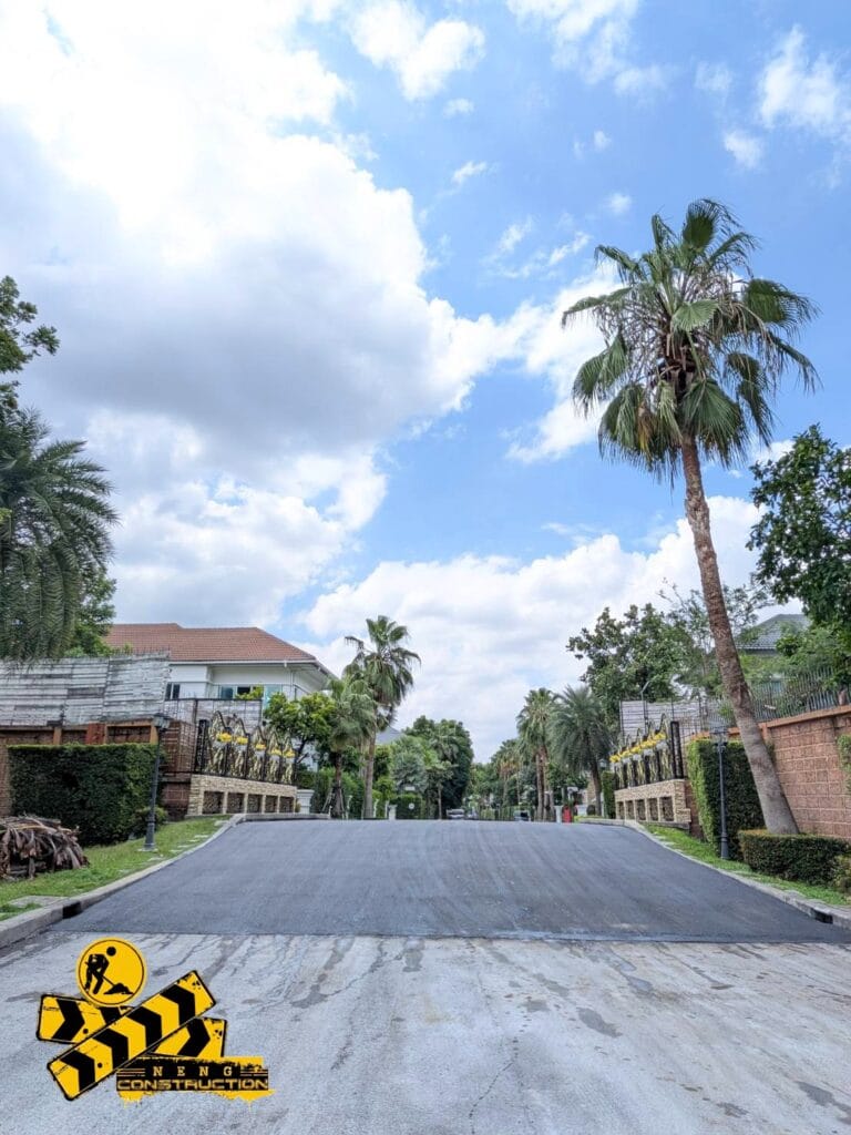 งานแก้ไขเชิงลาดสะพานทรุดตัว แกรนด์บางกอกบูเลอวาร์ด